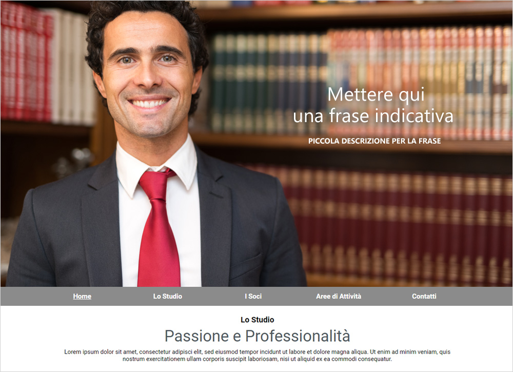 crea sito web per avvocato img