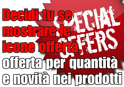 decidi se mostrare icone offerta