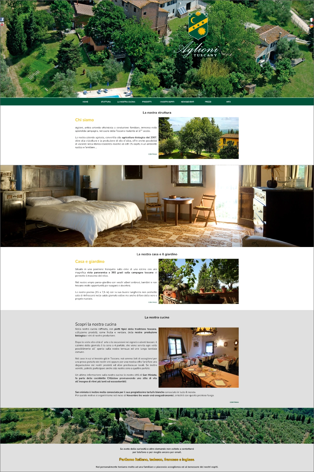 Realizzare un sito web per Agriturismo