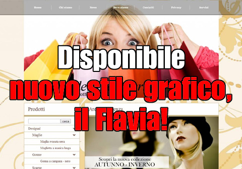 Disponibile nuovo stile grafico, Flavia