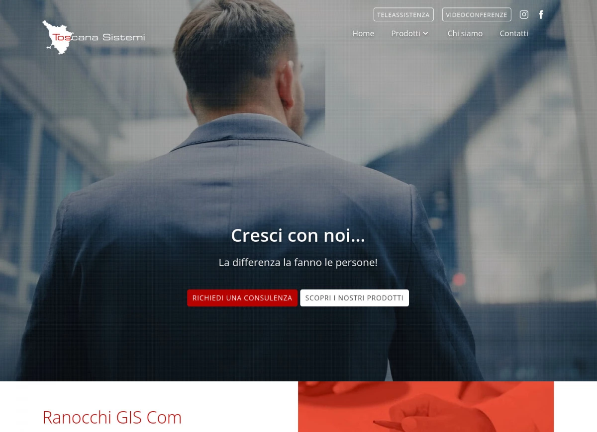 sito web www.toscanasistemi.it