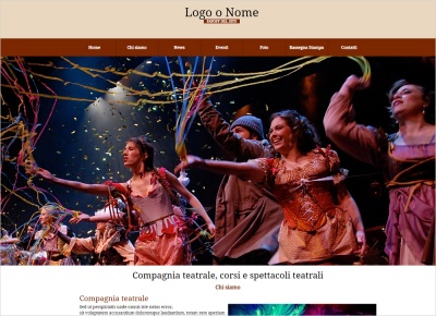 crea sito web per compagnia teatrale