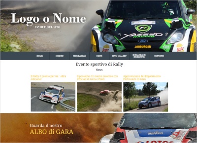 crea sito web per evento sportivo