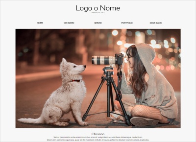 crea sito web per fotografo