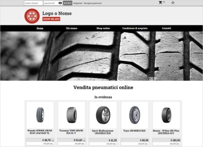 crea sito web per gommista