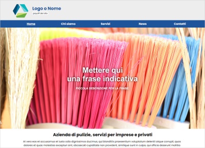 crea sito web per impresa di pulizie