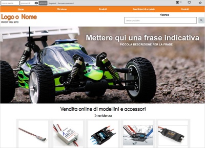 crea sito web per modellismo