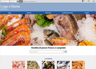 crea sito web per pescheria