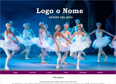 crea sito web per scuola di ballo