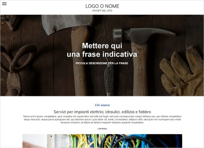 crea sito web per tuttofare